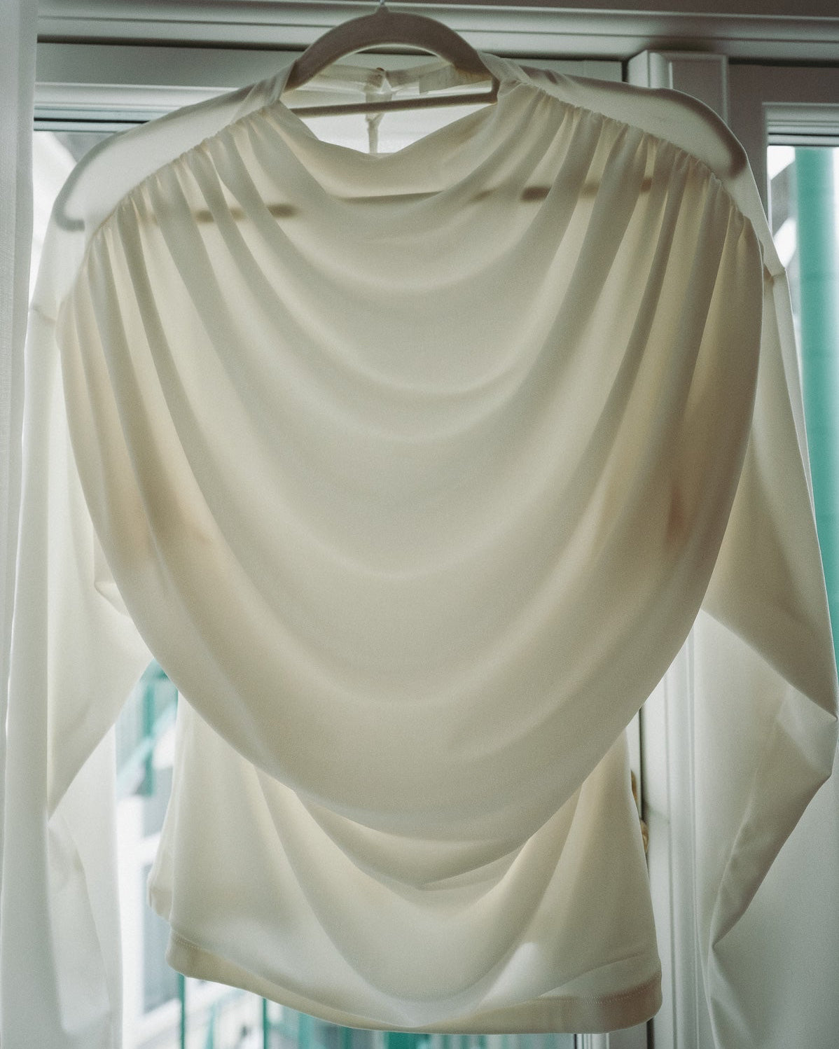 White Top for daily elegant outfit-VIVEH