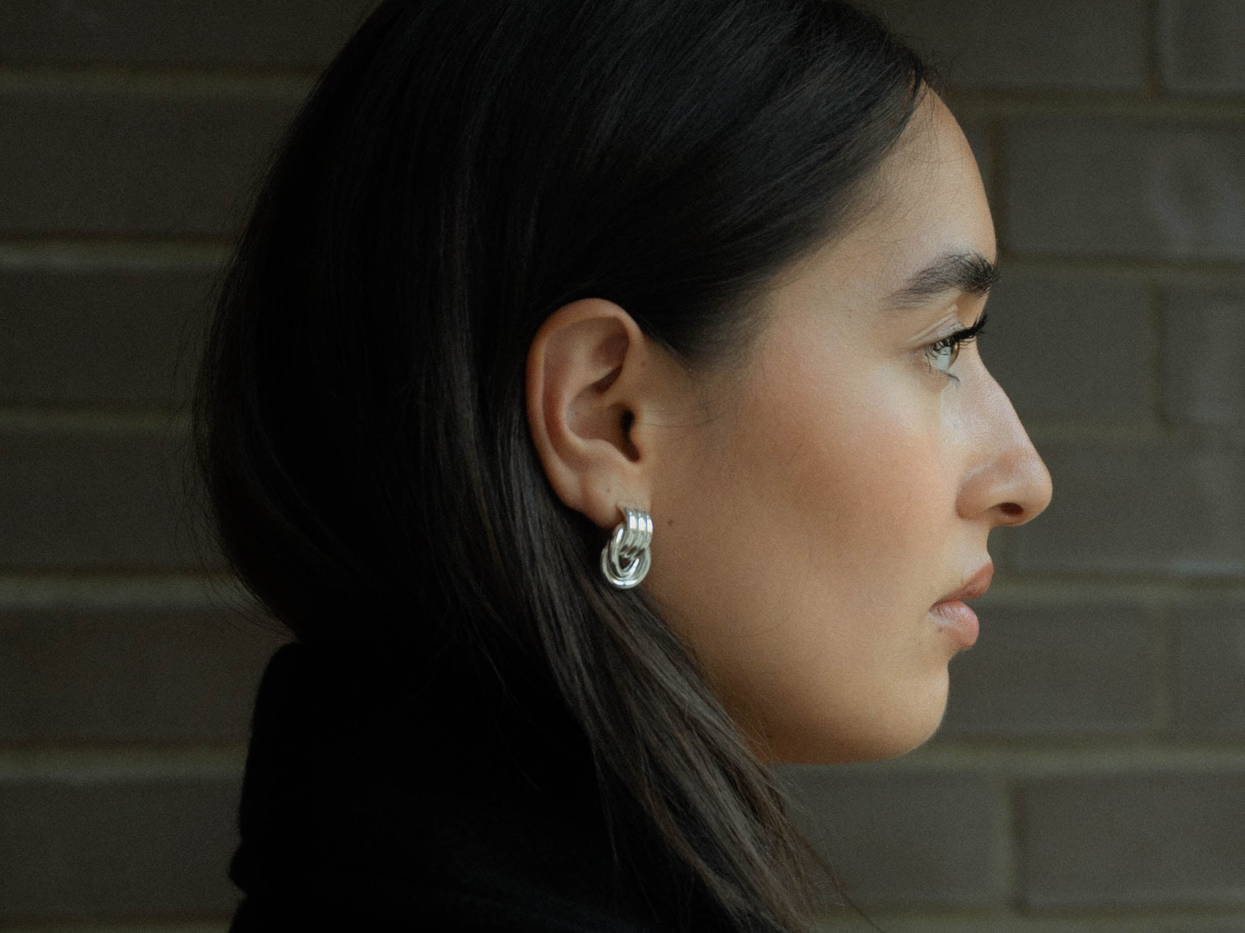 VIVEH silver earrings — timeless wardrobe essential